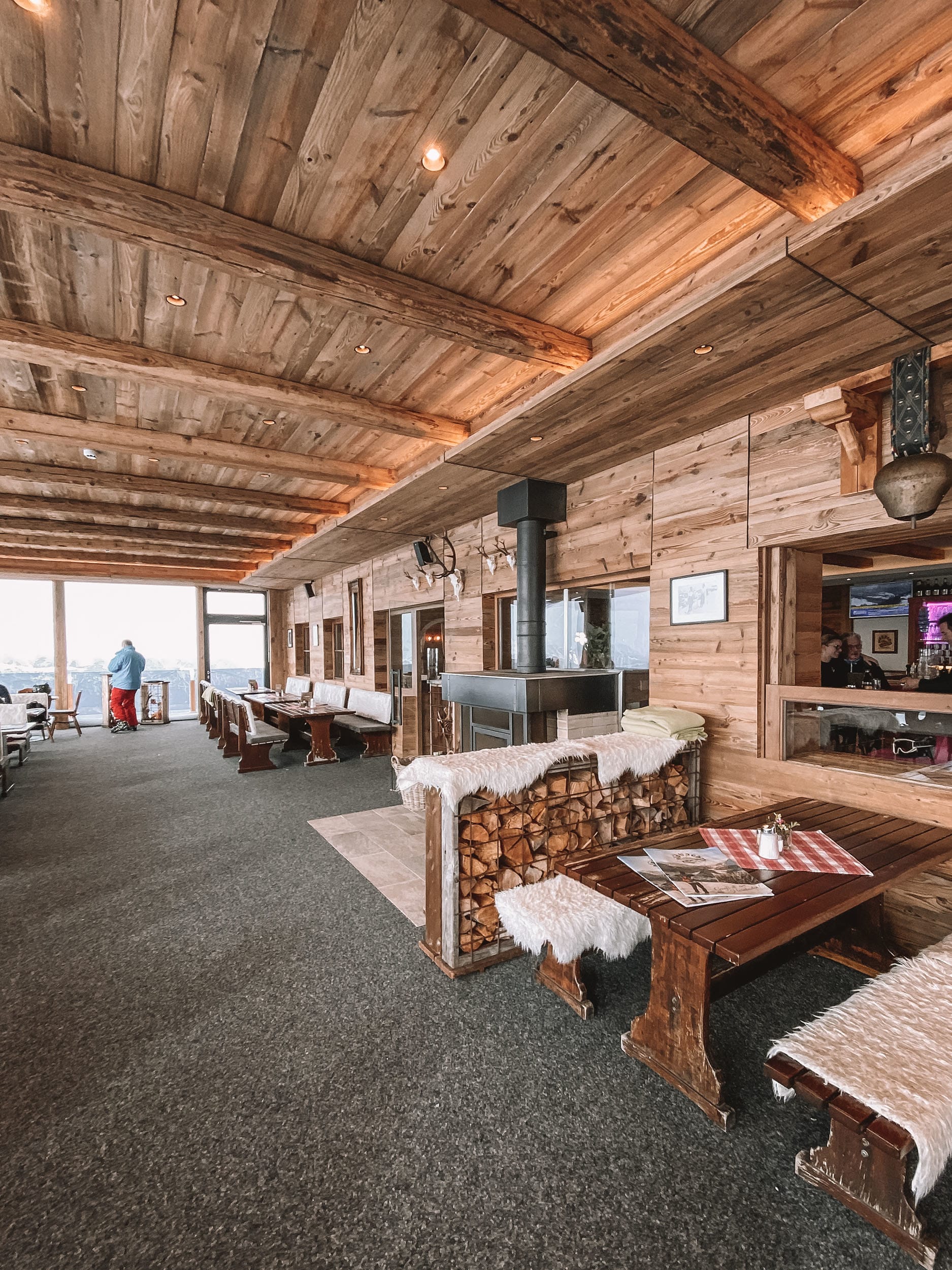 Restauracja Gasthof Hornboden w Ski Juwel