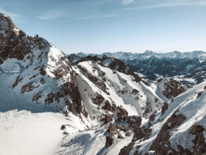 Widok z lodowca Dachstein