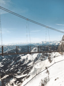 Most Wiszący, lodowiec Dachstein
